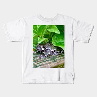 Black Tree Frog Kids T-Shirt